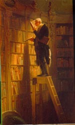 Carl Spitzweg, Le Rat de bibliothèque, vers 1850, Archiv für Kunst und Geschichte, Berlin